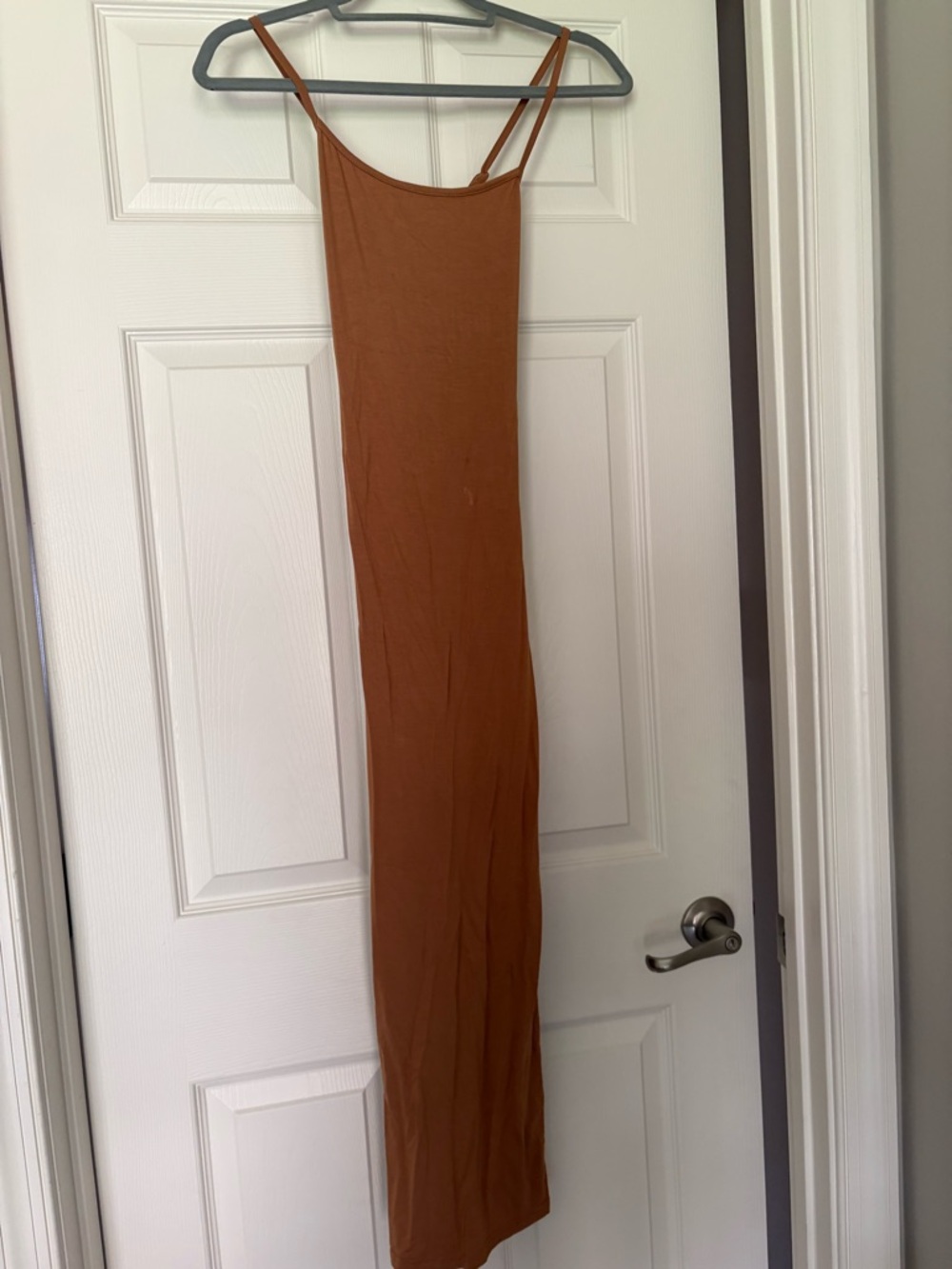 New SHEIN Rust-Brown Strappy Maxi Dress - Picture 2 of 5